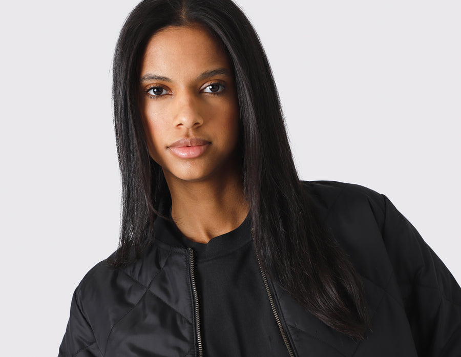 Dickies Women's Quilted Bomber Jacket / Black
