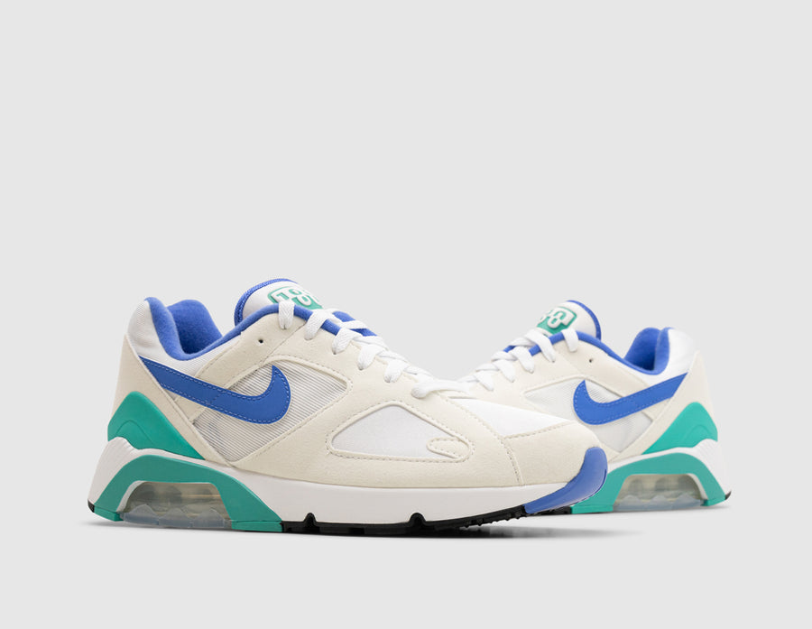 Nike Air 180 White / Medium Blue - Clear Jade II