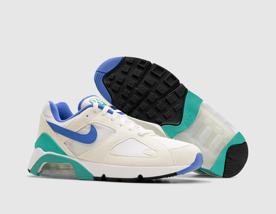 Nike Air 180 White / Medium Blue - Clear Jade II