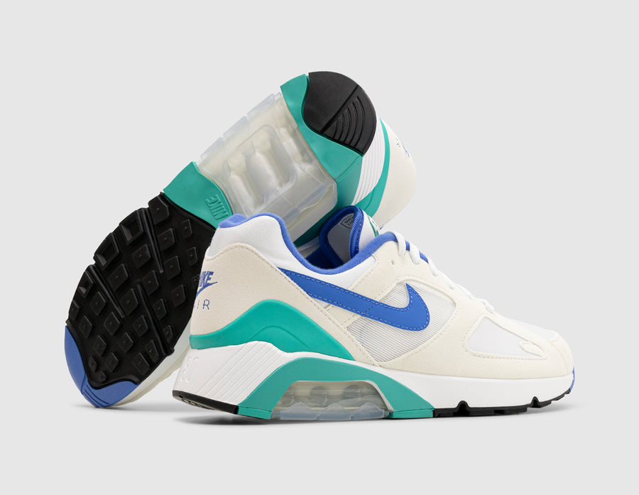 Nike Air 180 White / Medium Blue - Clear Jade II