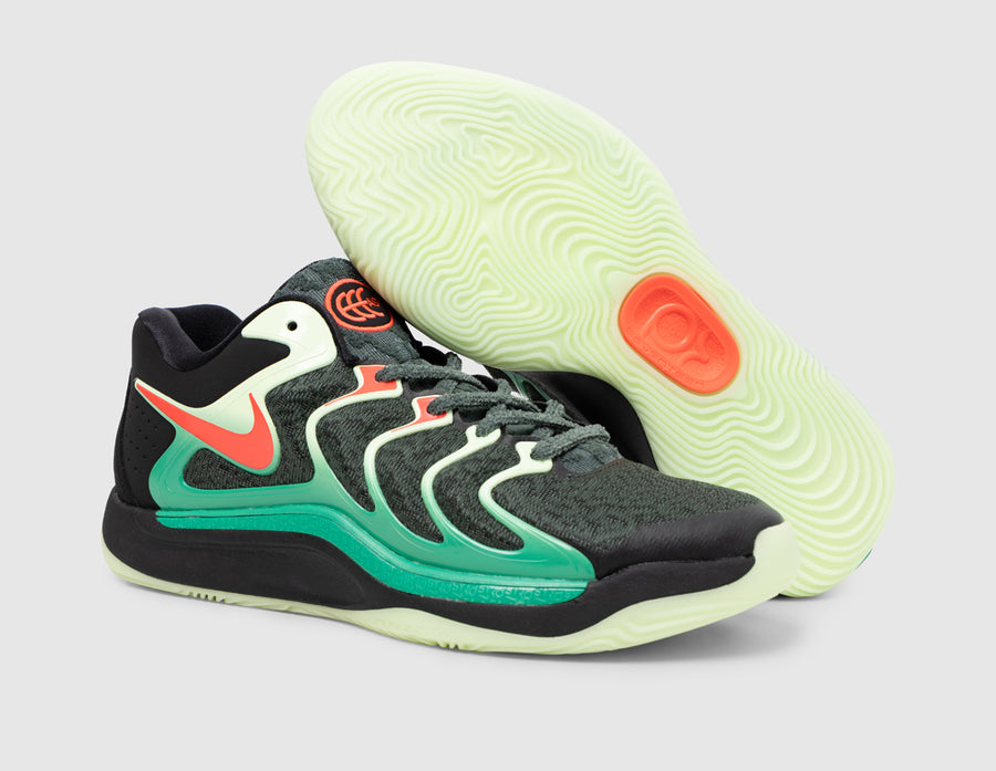 Nike KD17 Black / Bright Crimson - Vintage Green