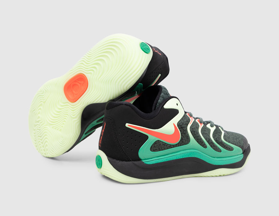 Nike KD17 Black / Bright Crimson - Vintage Green