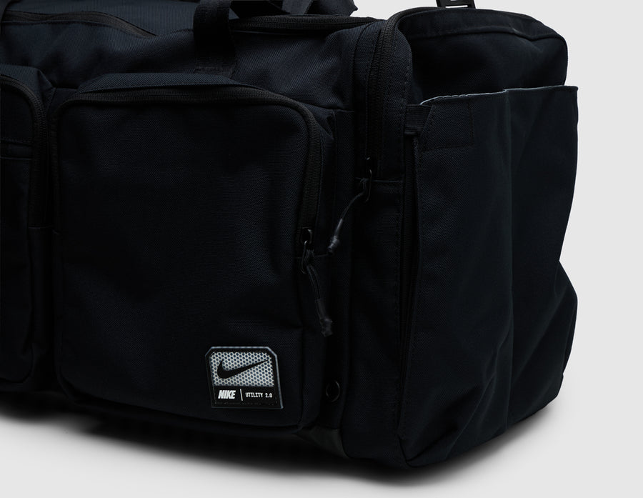 Nike Utility Power 2.0 Duffel Bag Medium (51L) Black / Black - White