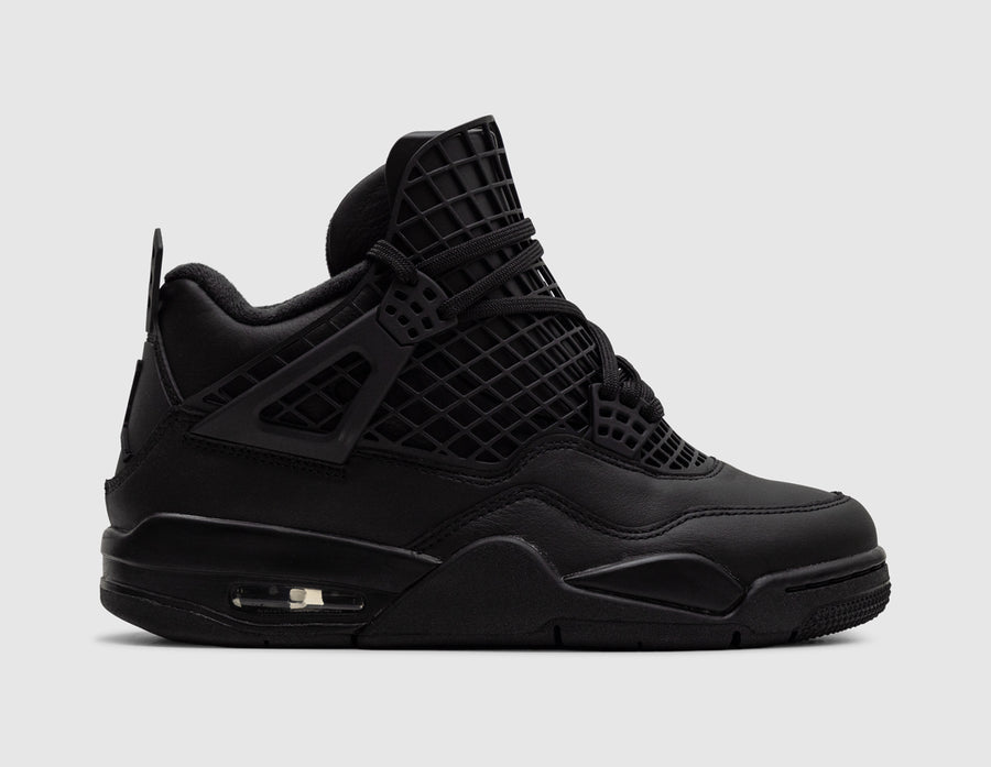 Jordan Women's 4 Net Black / Black - Metallic Silver