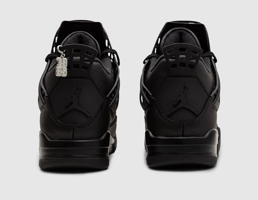 Jordan Women's 4 Net Black / Black - Metallic Silver