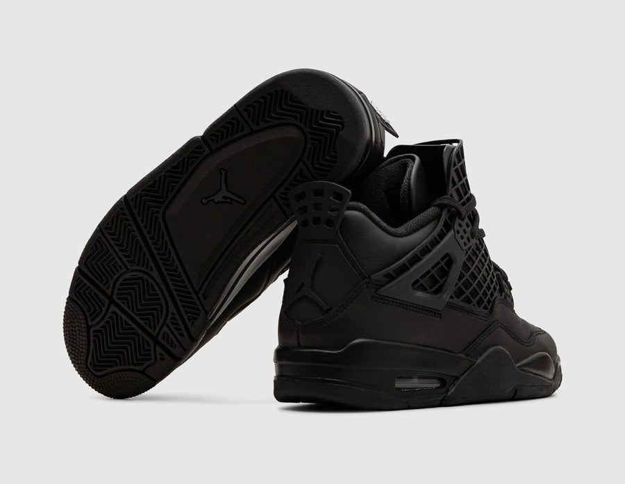 Jordan Women's 4 Net Black / Black - Metallic Silver