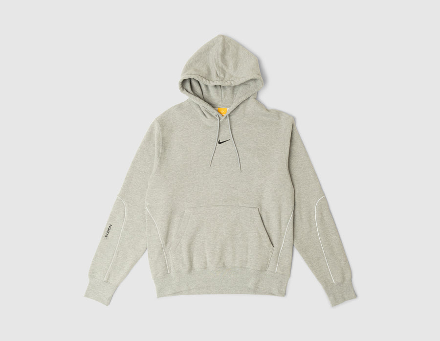 Nike NOCTA NRG CS Fleece Pullover Hoodie Dark Grey Heather / Matte Silver