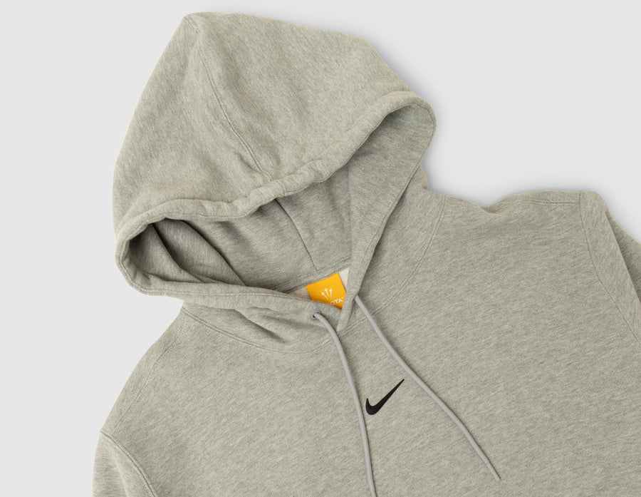 Nike NOCTA NRG CS Fleece Pullover Hoodie Dark Grey Heather / Matte Silver