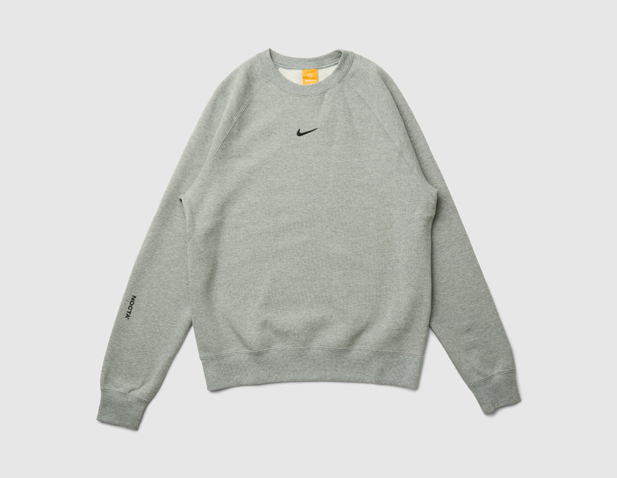 Nike NOCTA Fleece CS Crewneck Dark Grey Heather / Black