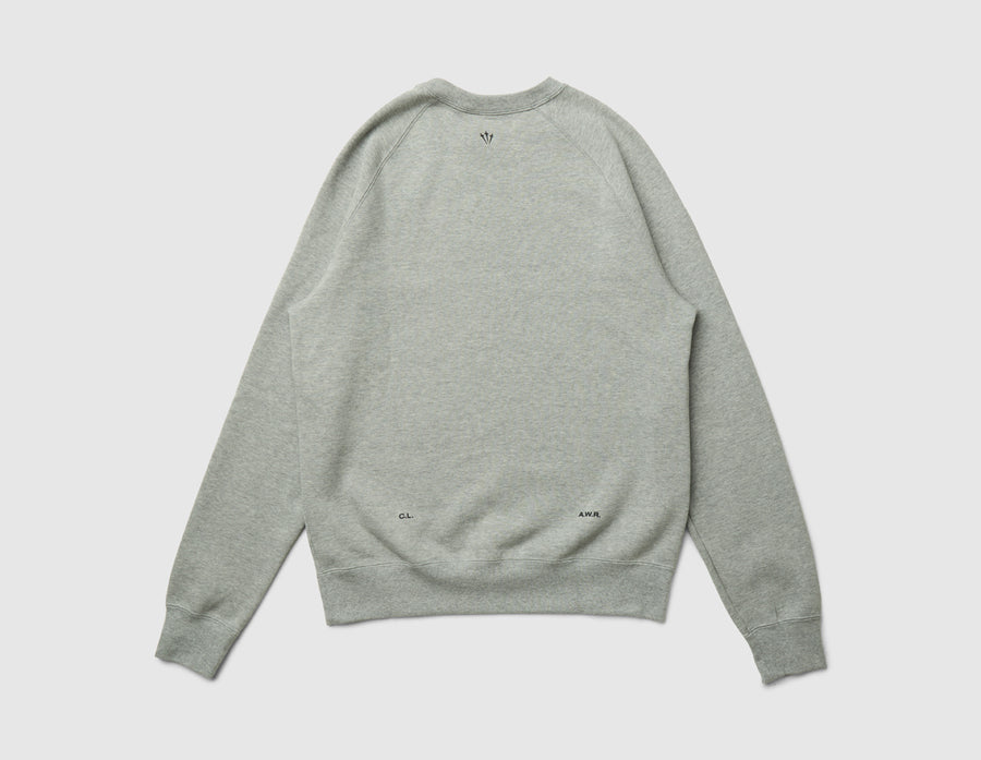 Nike NOCTA Fleece CS Crewneck Dark Grey Heather / Black