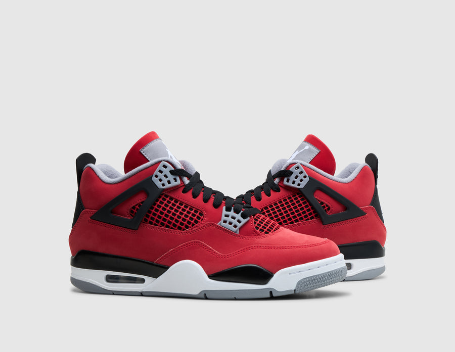 Jordan 4 Retro Fire Red / White - Black