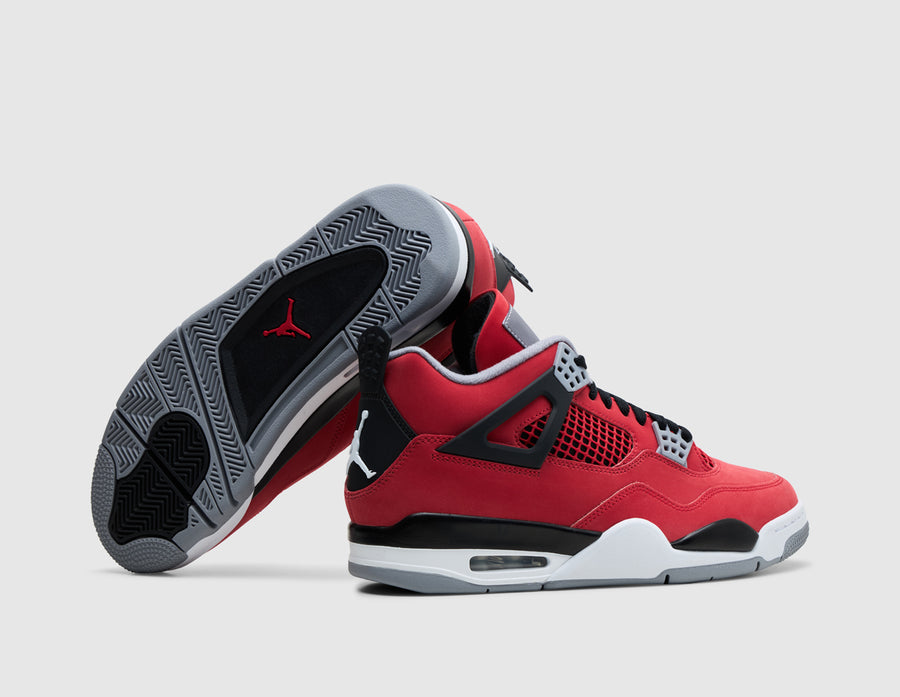 Jordan 4 Retro Fire Red / White - Black