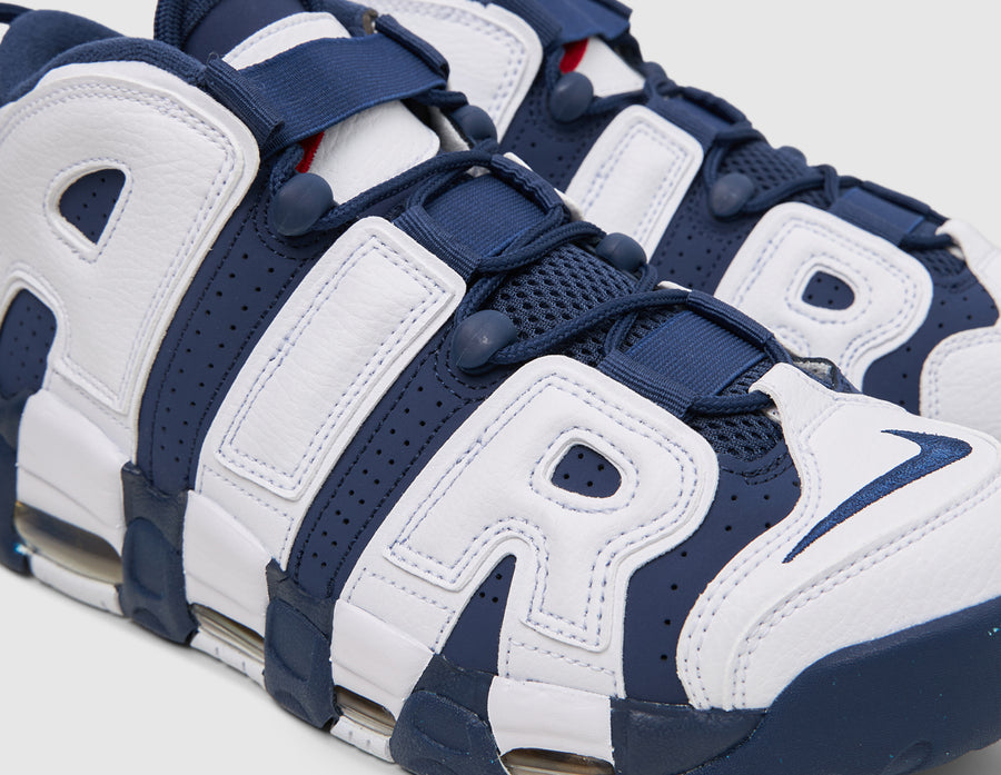 Nike Air More Uptempo 96 White Midnight Navy Metallic Gold size Canada