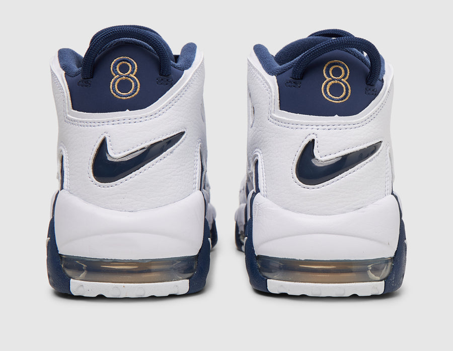 Nike Air More Uptempo 96 White Midnight Navy Metallic Gold size Canada
