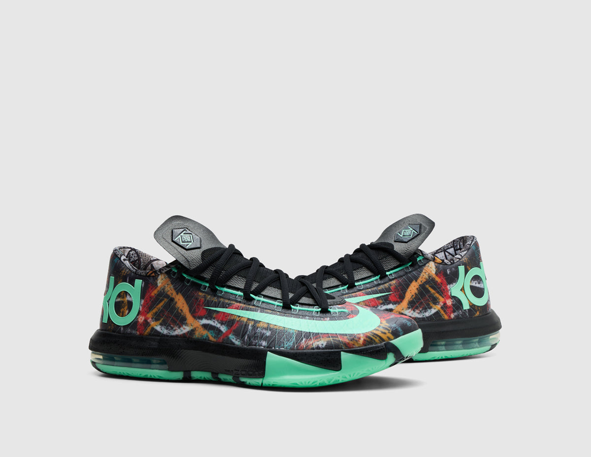 Nike KD VI Multicolor / Green Glow - Black