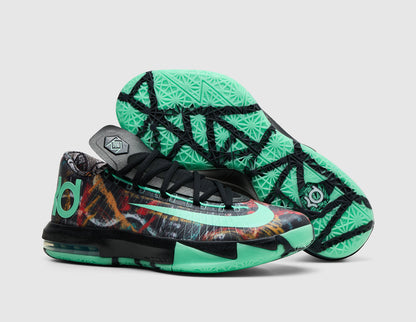 Nike KD VI Multicolor / Green Glow - Black