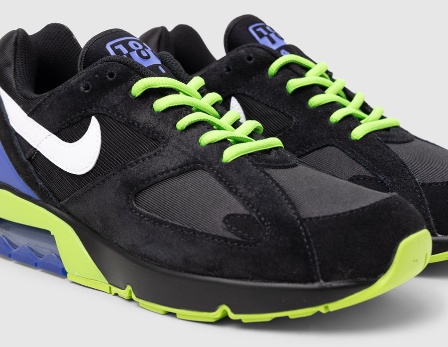 Nike Air Max 180 Black / White - Action Green