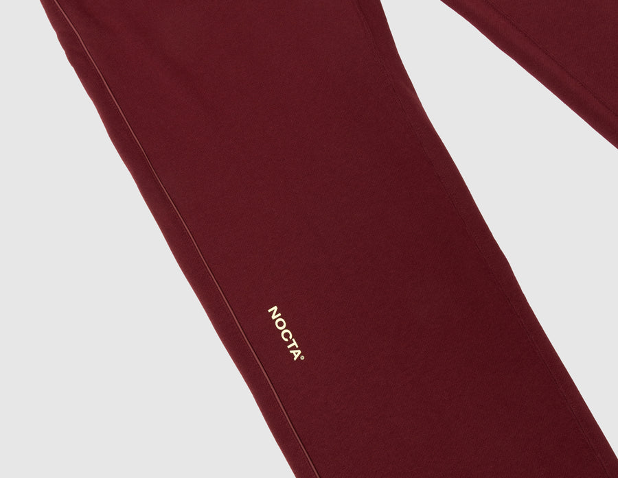 Nike NOCTA NRG CS Fleece Open-Hem Sweatpants Dark Beetroot / Adobe - Citron Tint