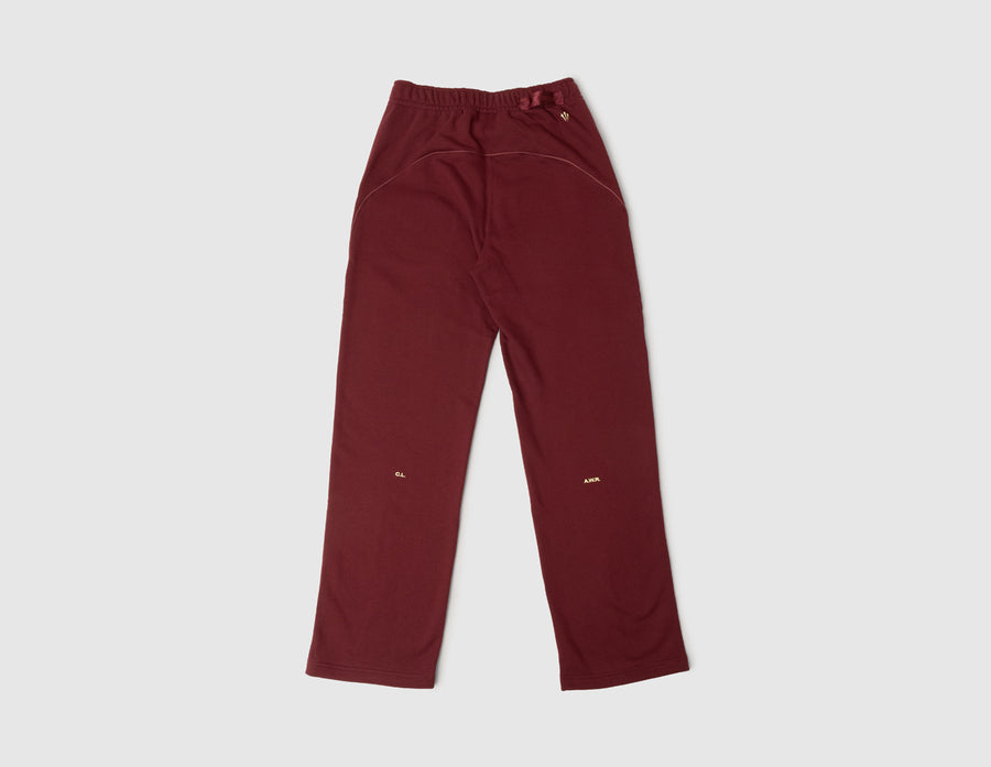 Nike NOCTA NRG CS Fleece Open-Hem Sweatpants Dark Beetroot / Adobe - Citron Tint
