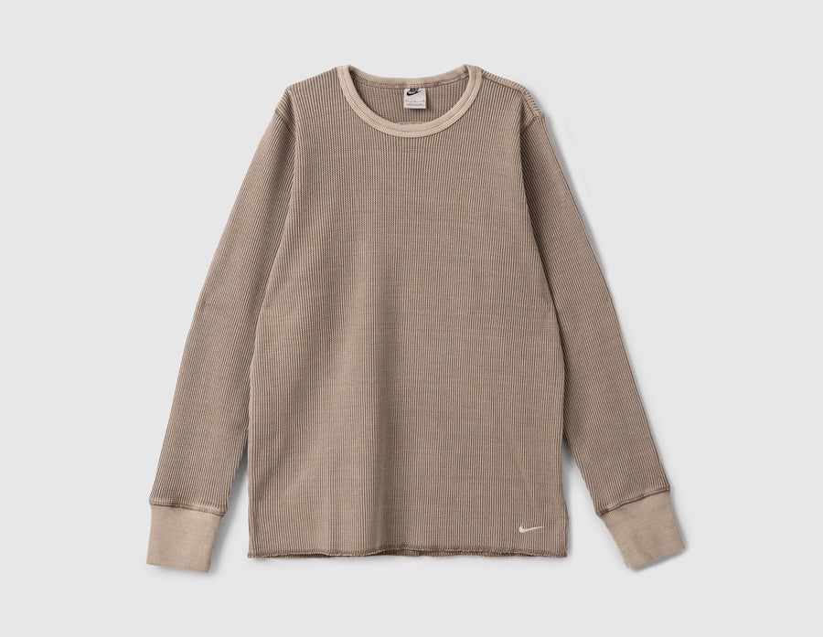 Nike Waffle Longsleeve Top / Flat Pewter