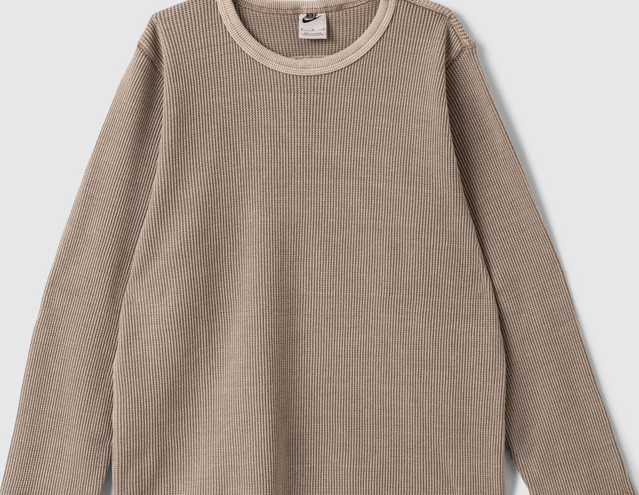 Nike Waffle Longsleeve Top / Flat Pewter