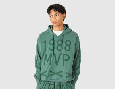 Jordan x Nina Chanel Abney Fleece Pullover Hoodie / Green Stone