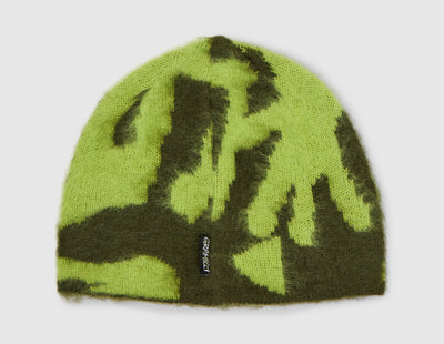 Gramicci Mohair Burly Runningman Beanie / Chartreuse
