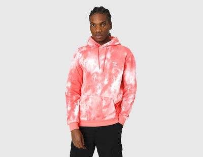 adidas Originals Essentials Trefoil Tie-Dye Pullover Hoodie Semi Turbo / Multicolour