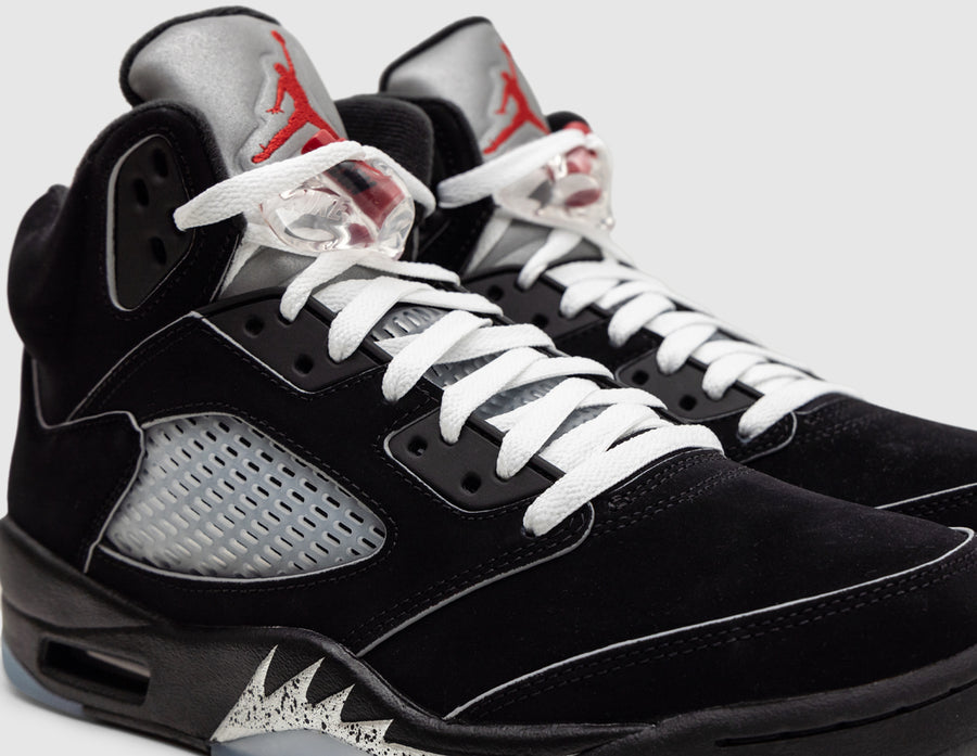 Jordan 5 Retro OG Black / White / Metallic Silver - Fire Red – size? Canada