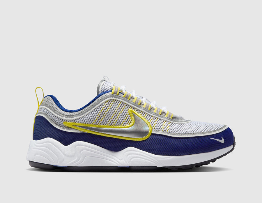 Nike Air Zoom Spiridon SP White / Metallic Silver - Deep Royal Blue
