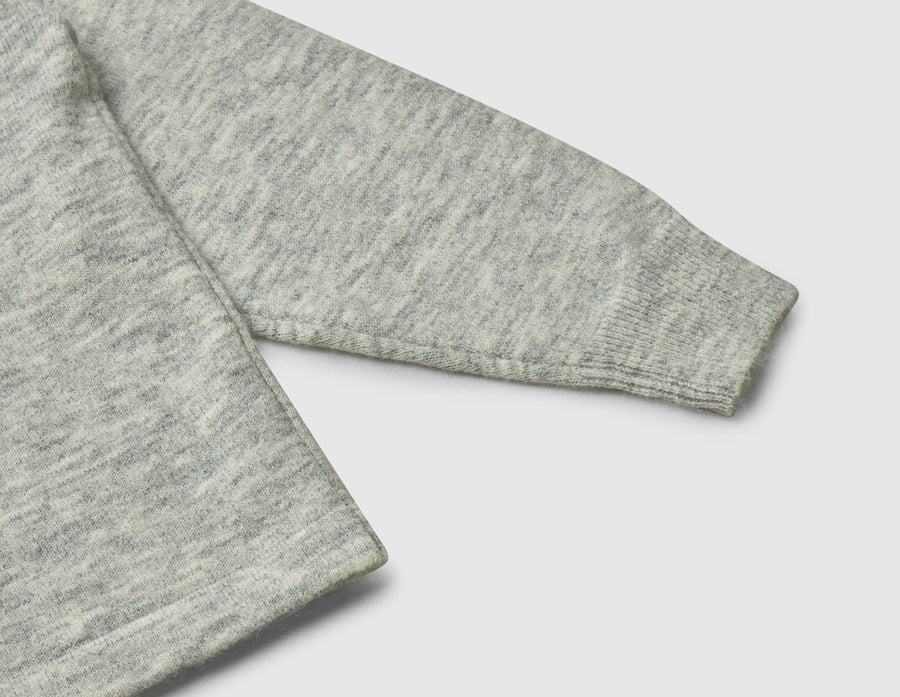 Homegrown Sway Knit Polo / Light Grey Marl