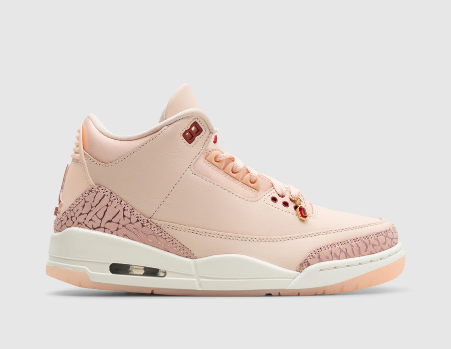 Jordan Women's 3 Retro Washed Coral / Gym Red - Sail