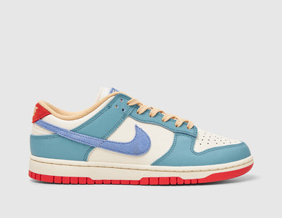 Nike Dunk Low PRM Pale Ivory / Royal Pulse - Denim Turqoise - Sneakers