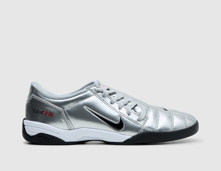Nike Women's Total 90 Metallic Silver / Black - University Red
