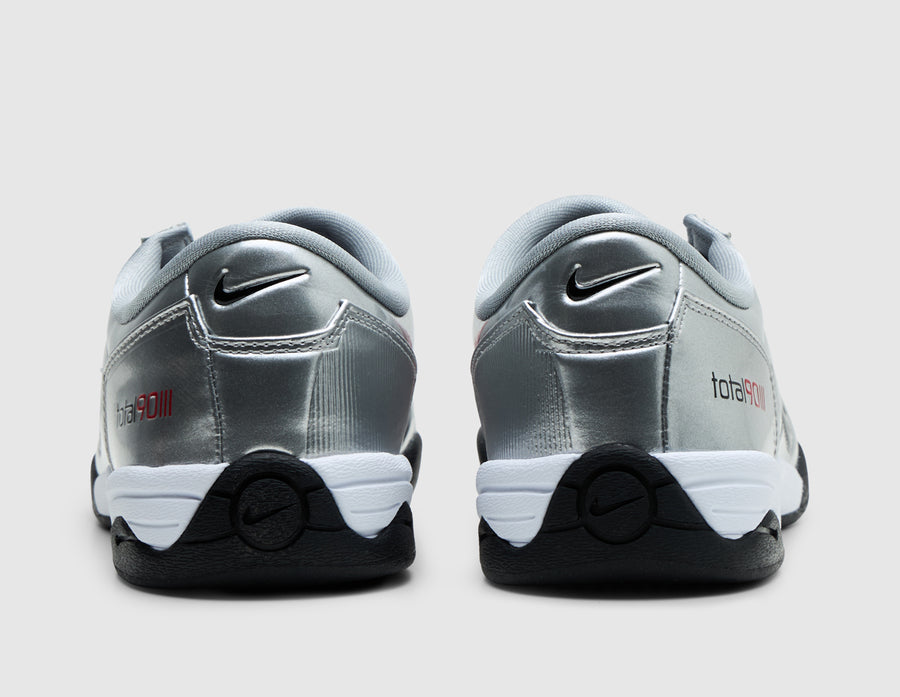 Nike Women's Total 90 Metallic Silver / Black - University Red