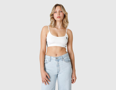 adidas Originals Adicolor Bra Top / White