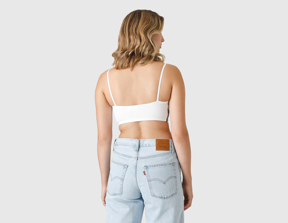 adidas Originals Adicolor Bra Top / White