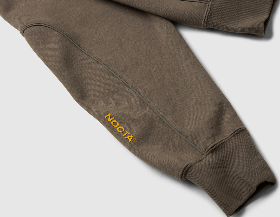 Nike Nocta Hoodie Fleece Olive Grey / Yellow Ochre