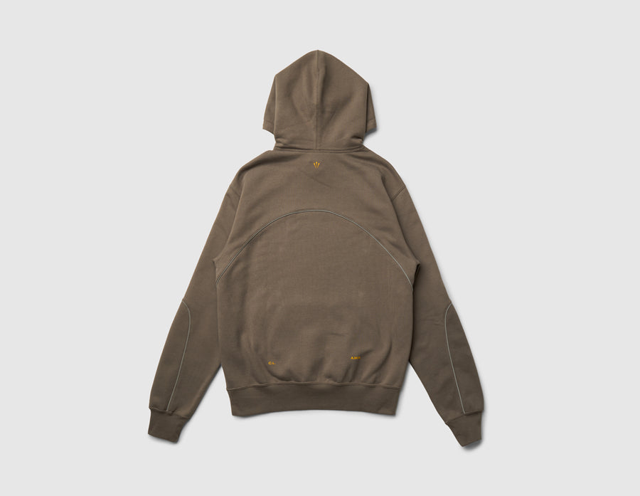 Nike Nocta Hoodie Fleece Olive Grey / Yellow Ochre