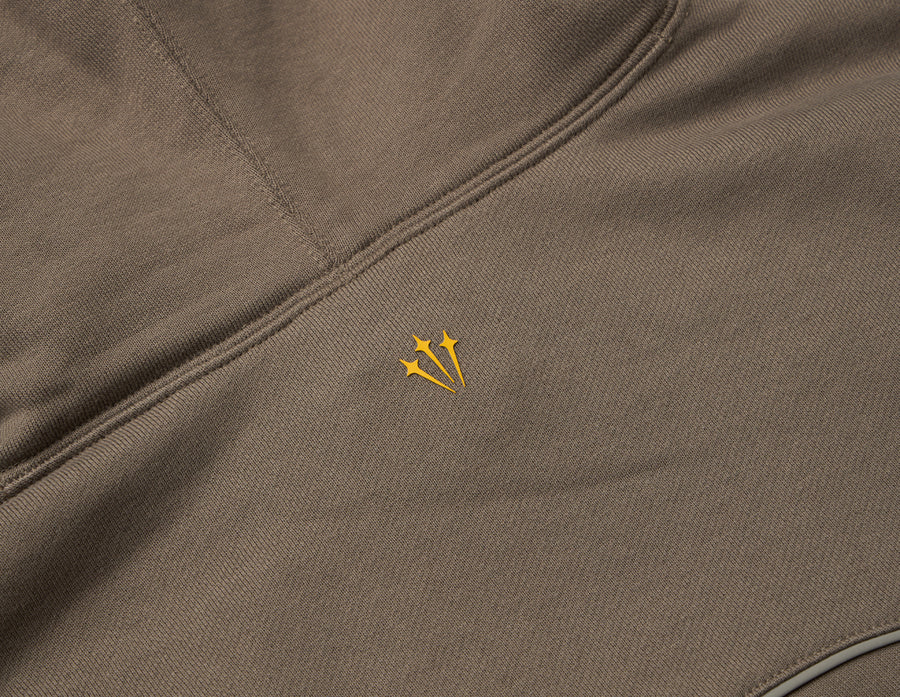 Nike Nocta Hoodie Fleece Olive Grey / Yellow Ochre