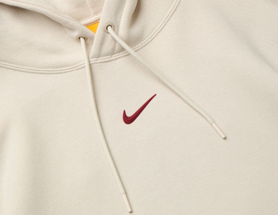 Nike NOCTA Fleece CS Pullover Hoodie Light Orewood Brown / Team Red