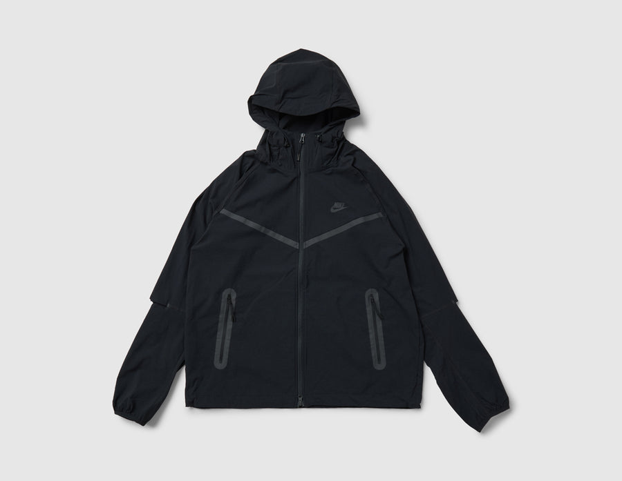Nike Tech Woven Full Zip Windrunner Jacket Black / Black - Black