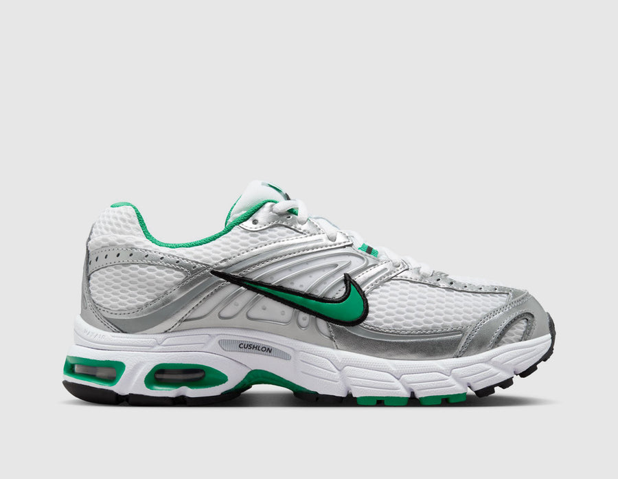 Nike Women's Air Max Moto 2K Metallic Silver / Stadium Green - White