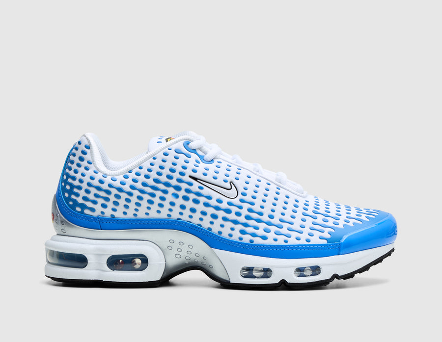 Nike Air Max Plus VII White / Blue Crystal - Metallic Silver