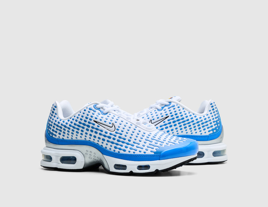 Nike Air Max Plus VII White / Blue Crystal - Metallic Silver