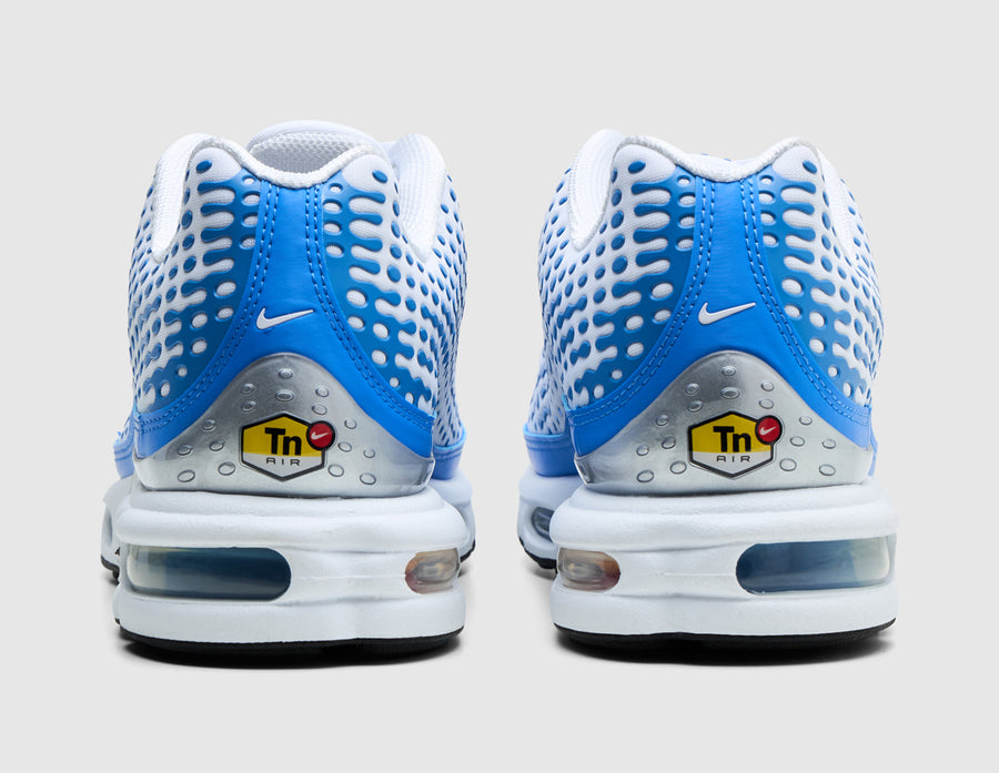 Nike Air Max Plus VII White / Blue Crystal - Metallic Silver