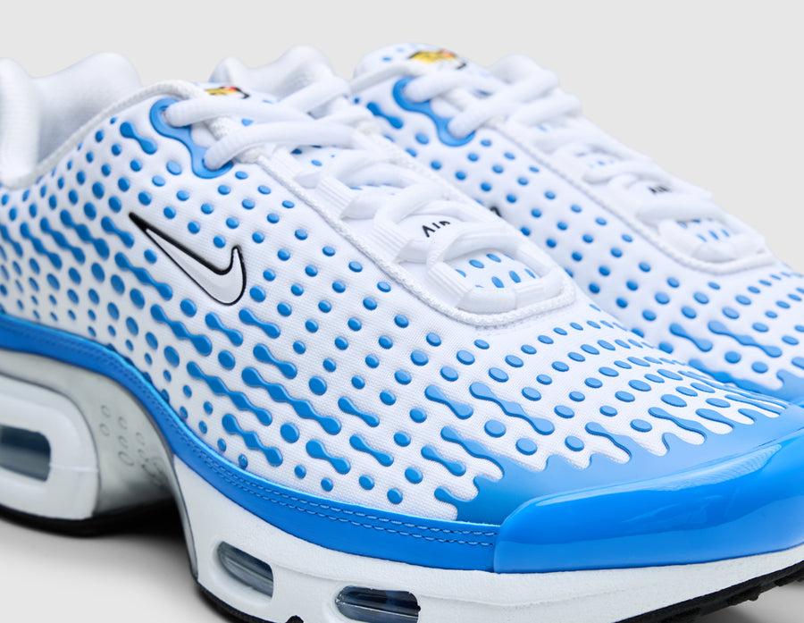 Nike Air Max Plus VII White / Blue Crystal - Metallic Silver