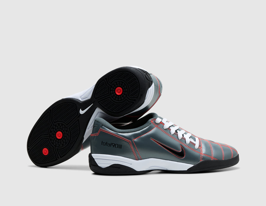 Nike Total 90 Smoke Grey / Black - Bright Crimson