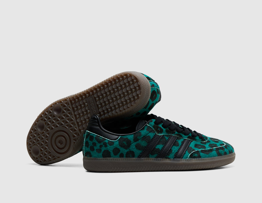 adidas Originals Women's Samba OG Semi Screaming Green / Core Black