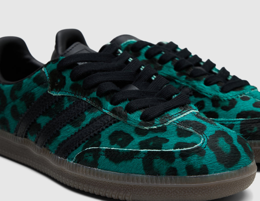 adidas Originals Women's Samba OG Semi Screaming Green / Core Black